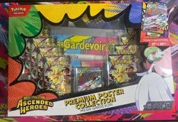 2026 Pokemon Ascended Heroes Mega Gardevoir Ex Premium Poster Collection New! - Image 1