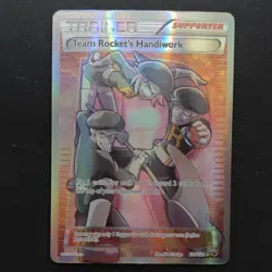 Pokemon Team Rocket's Handiwork Full Art Ultra Rare Holo Fates Collide 124/124 - Image 1