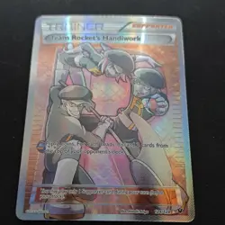 Pokemon Team Rocket's Handiwork Full Art Ultra Rare Holo Fates Collide 124/124 - Image 2
