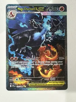 Pokemon TCG Mega Charizard X Ex 125/094 SIR Phantasmal Flames NM 🔥 NM/M - Image 3