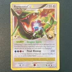Pokemon Rayquaza C LV.X 146/147 Supreme Victors Ultra Rare Holo Level Up 2009 - Image 1