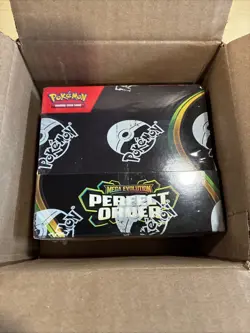 Pokemon Mega Evolution Perfect Order Booster Box Sealed - Image 1