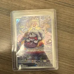 Pokemon TCG Scarlet & Violet Base Set Holo Illustration Rare Greavard 214/198 - Image 1