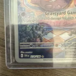 Pokemon TCG Scarlet & Violet Base Set Holo Illustration Rare Greavard 214/198 - Image 5
