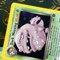 1st Edition Dark Weezing HOLO SWIRL Team Rocket Rare Pokemon Mint/NM #31/82 - Image 5