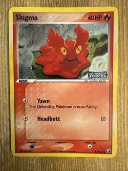 Pokemon - 1x Slugma 73/115 - Reverse Holo EX Unseen Forces DMG - Image 1