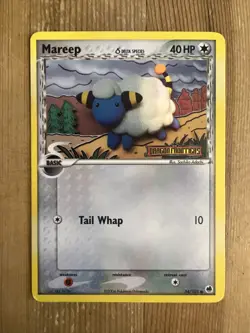 Pokemon TCG Mareep EX Dragon Frontiers 54/101 Reverse Holo Common LP - Image 1