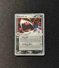 Pokemon EX DEOXYS - #104/107 Sharpedo ex - Ultra Rare Holo - ENG - LP - Image 3