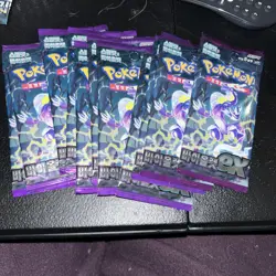 JAPANESE Pokemon VIOLET EX Booster Packs (11) sv1V New Sealed TCG LOT - Image 1