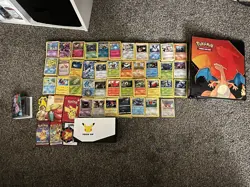 MASSIVE POKEMON COLLECTION ! OVER 1000 ! W/ BINDER, MINI BINDER, DECK BOX - Image 1