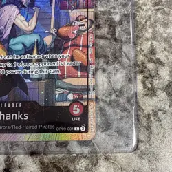 Shanks (2025 PSA Magazine Promo) OP09-001 One Piece Promotion Cards Foil - Image 2
