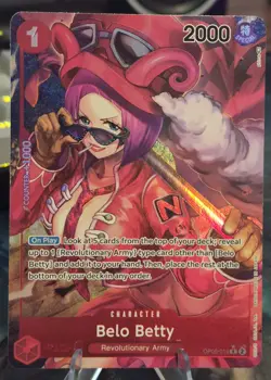 Belo Betty OP05-015 Rare Foil Alternate Art Awakening of the New Era - Image 1