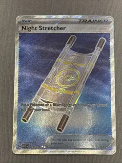 Night Stretcher 173/132 Mega Evolution Holo Ultra Rare Full Art Trainer 2025 NM+ - Image 1