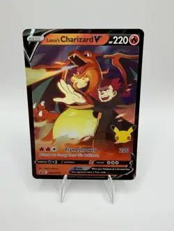 Pokemon TCG Lance's Charizard v SWSH133 Promo Card NM - Image 1