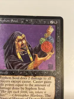 Vintage 1994 MTG Syphon Soul Legends NM - Image 2