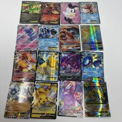Pokemon TCG Card Lot Charizard, Zygarde, Kyogre, EX, VMax, GX (16) - Image 1