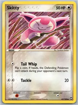 Skitty Power Keepers 62/108 LP Pokemon Card - Image 1