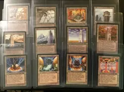 MTG Antiquities Urza's Power Plant Tower Mine 12 card set LP/MP - Image 1