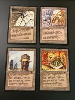 MTG Antiquities Urza's Power Plant Tower Mine 12 card set LP/MP - Image 2
