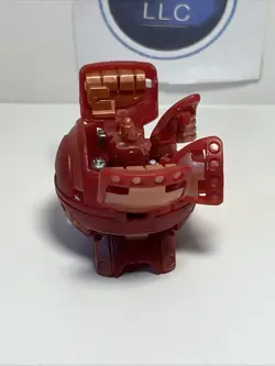 Bakugan Pyrus 520G Fortress Figure Battle Brawlers W/Card RARE - Image 4