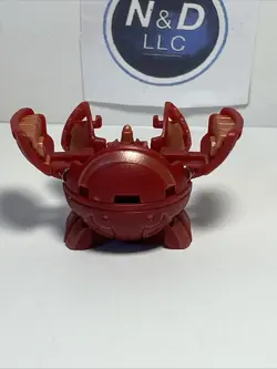 Bakugan Pyrus 520G Fortress Figure Battle Brawlers W/Card RARE - Image 5