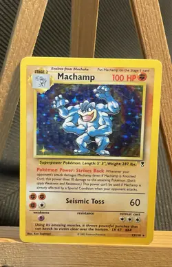 Machamp - 15/110 - Pokemon Legendary Collection Holo Rare Card WOTC LP - Image 1