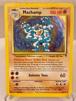 Machamp 15/110 Legendary Collection Holo Rare Pokemon Card - Moderately Played - Image 1