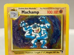 Machamp 15/110 Legendary Collection Holo Rare Pokemon Card - Moderately Played - Image 3