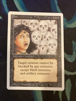 Vintage 1994 MTG Fear Revised Edition - Image 1