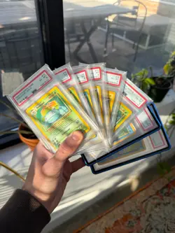 vintage pokemon card lot wotc holos 1999 Base Blastoise Venusaur Graded PSA 6 5 - Image 1