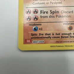 Charizard Classic Collection Trading Card Game Classic 003/034 NM - Image 4