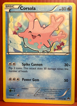 Corsola 29/122 VLP - XY Breakpoint Pokemon Card - Kanako Eo Art - Image 1