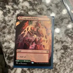 🔥 MTG - Cragcrown Pathway / Timbercrown Pathway - (Borderless) ZNR #494 M/NM 🔥 - Image 3