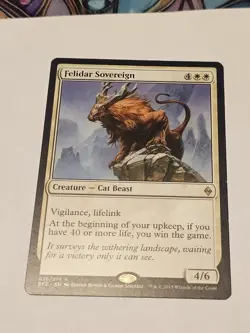 Felidar Sovereign Battle for Zendikar MTG Magic The Gathering LP - Image 1