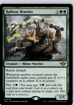 Railway Brawler Outlaws of Thunder Junction Regular NM M 0175 - Image 1