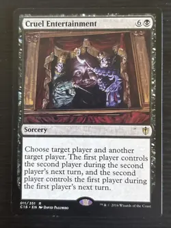 Cruel Entertainment ~ Commander 2016 MTG - Image 1