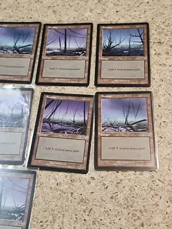 9x Swamp #342 #340 #339 Urza's Saga Basic Land Magic The Gathering MTG - Image 3