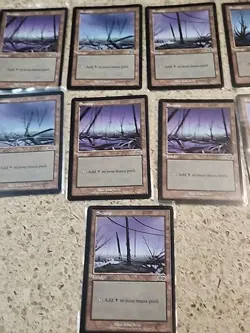 9x Swamp #342 #340 #339 Urza's Saga Basic Land Magic The Gathering MTG - Image 4