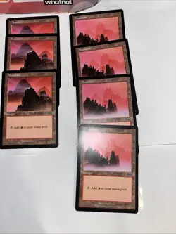 12 URZA’S SAGA RED Mountain Lands Basic Lot Great Deal - Image 5