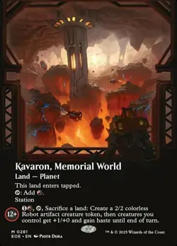 Kavaron, Memorial World - Borderless - Edge of Eternities - Near Mint - Image 1