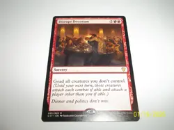 Disrupt Decorum Commander 2017 x1 NM/LP - Image 1
