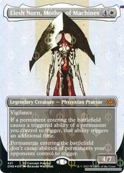 Elesh Norn, Mother of Machines (Concept Praetor) (Step-and-Compleat Foil) [ON... - Image 1