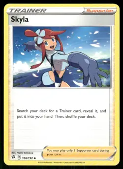 2020 Sword & Shield - Rebel Clash Skyla Uncommon #166 - Image 1