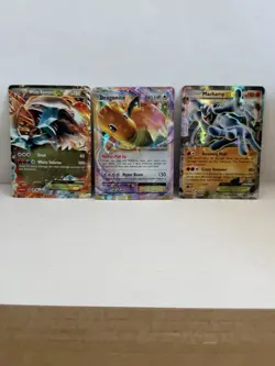 Pokemon EX Lot Of 3 White Kyurem Dragonite Machamp Scanner Value $11 - Image 3