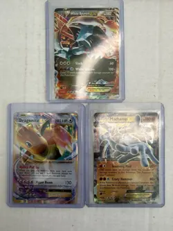 Pokemon EX Lot Of 3 White Kyurem Dragonite Machamp Scanner Value $11 - Image 5