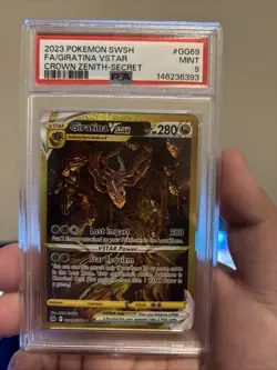 Pokemon Giratina VSTAR Crown Zenith Secret Rare Full Art #GG69 PSA 9 Mint - Image 1