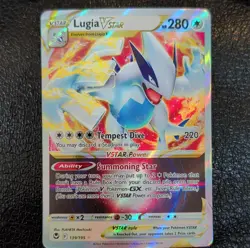 Pokemon TCG Lugia VSTAR 139/195 Silver Tempest Ultra Rare Holo Vstar 280 HP Eng - Image 1