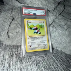 1999 Pokemon Game Porygon 39/102 Base Set Shadowless PSA 8 - Image 1