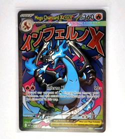Pokemon TCG Mega Charizard X ex #23 MEP Black Star Promo Near Mint Condition - Image 1