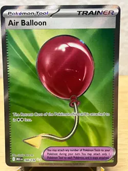Mega Evolution Air Balloon 166/132 Ultra Rare Pokemon NM/M - Image 1